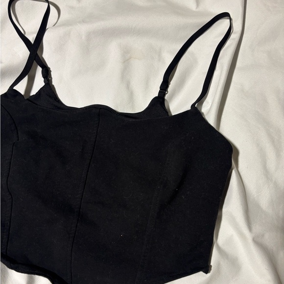 Alo Yoga Airbrush Mesh Corset Tank - Picture 3 of 4